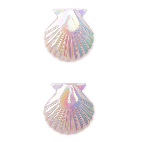 Zara Barbie Enameled Shell Earrings - Picture 3 of 3